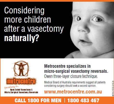 Considering more children a vasectomy naturally?