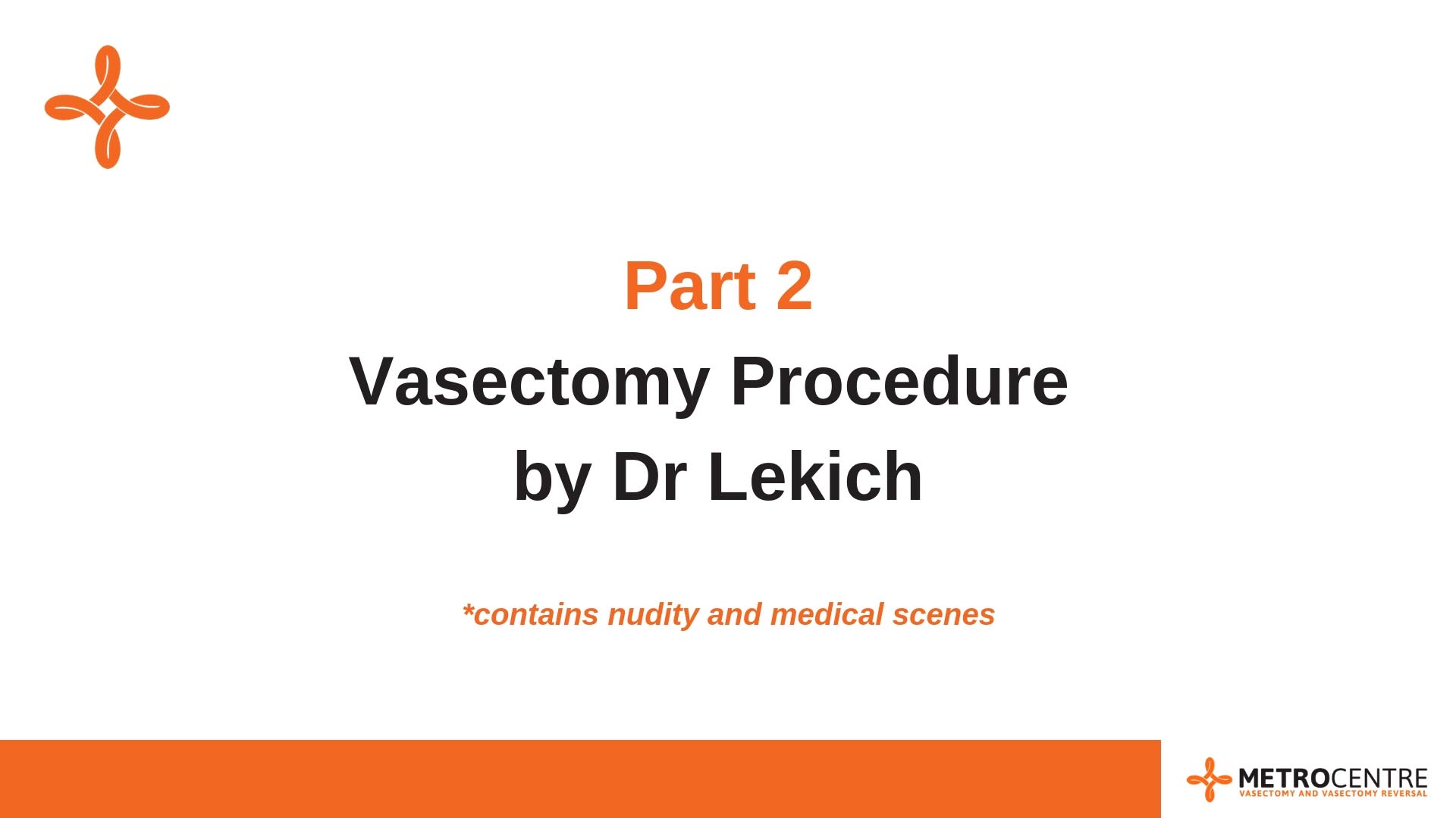 Vasectomy Procedure Video